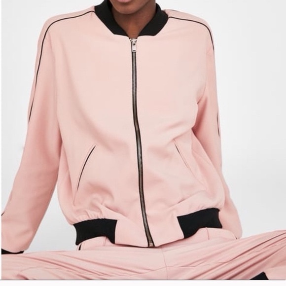 Pink Bomber Jacket - Picture 1 of 16